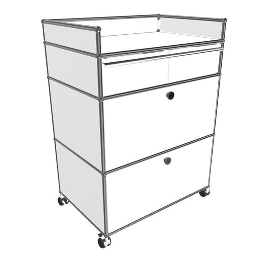 1x4 Custom High Board (2 Doors & 2 Drawers) [W750XD500XH(350+350+175+100)]