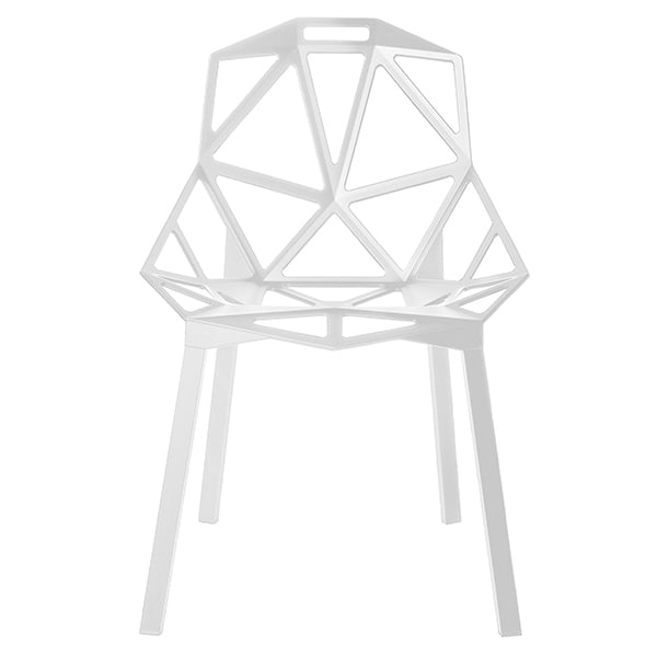 Chair_One by Magis #white - painted aluminium legs #