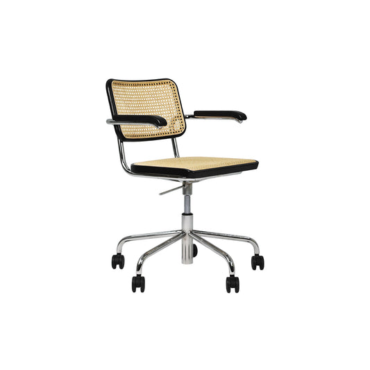 [Vintage/In-Store Immediate Shipping] Thonet | S 64 VDR Swivel Armchair (Caster Version)