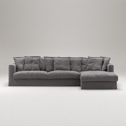 Decotique Le Grand Air 3-Seater Sofa Chaise Right Grey