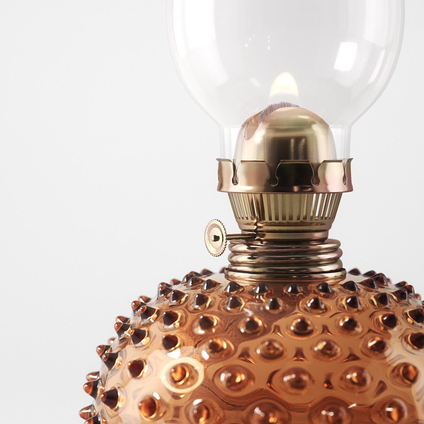 Department Paris Oil Lamp Amber