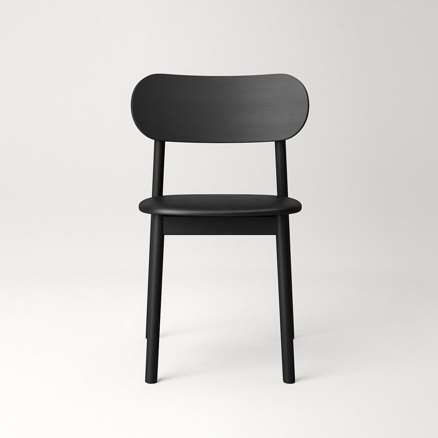 Decotique Elephant Dining Chair Black/Black Leather