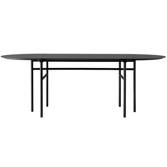Snaregade table, oval, 210 x 95 cm, black oak