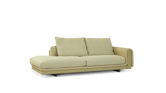 UNDERLINE LARGE 3-SEAT END UNIT LEFT WITH RIGHT ARMREST by Roche Bobois