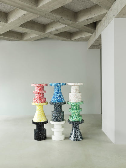 Bit stool, stack, red
