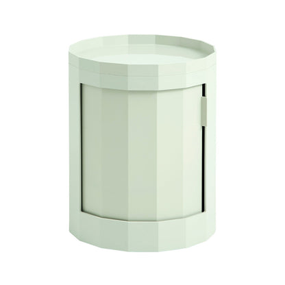 Facet cabinet incl. feet and castors, low, soft mint
