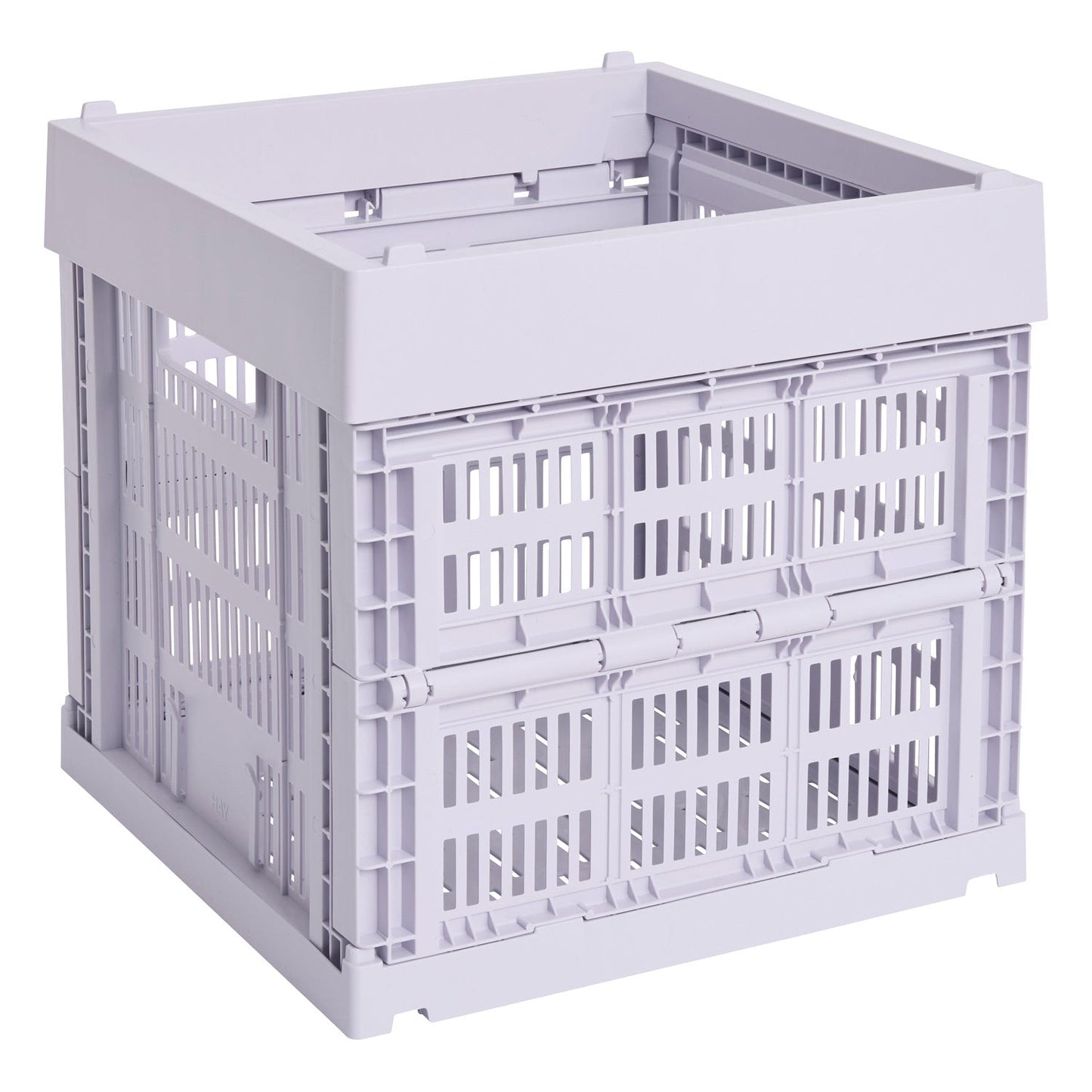 Colour Crate, Cube, recycled plastic, lavender