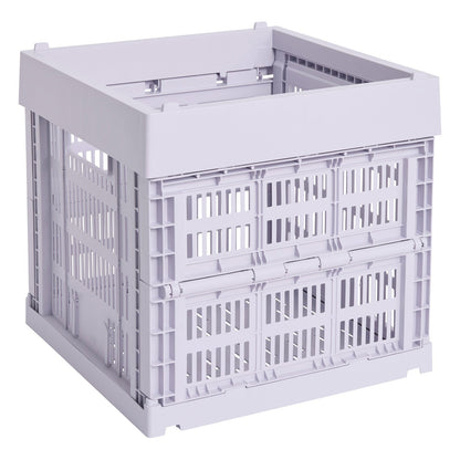 Colour Crate, Cube, recycled plastic, lavender