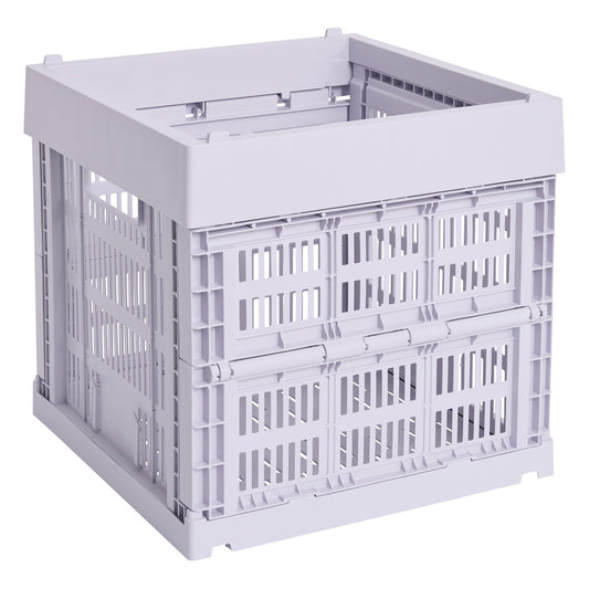 Colour Crate, Cube, recycled plastic, lavender