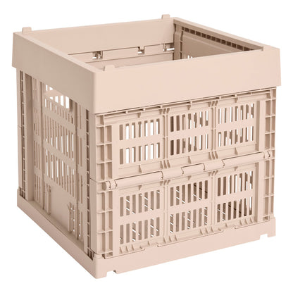 Colour Crate, Cube, recycled plastic, powder