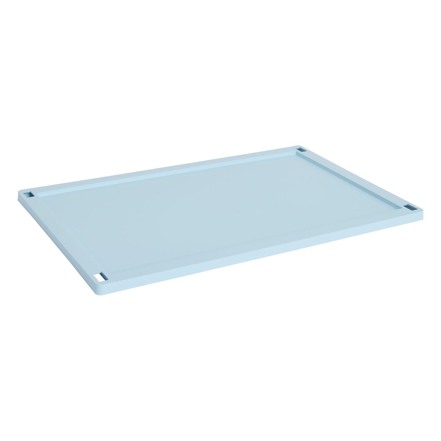 Colour Crate lid, L, recycled plastic, soft blue