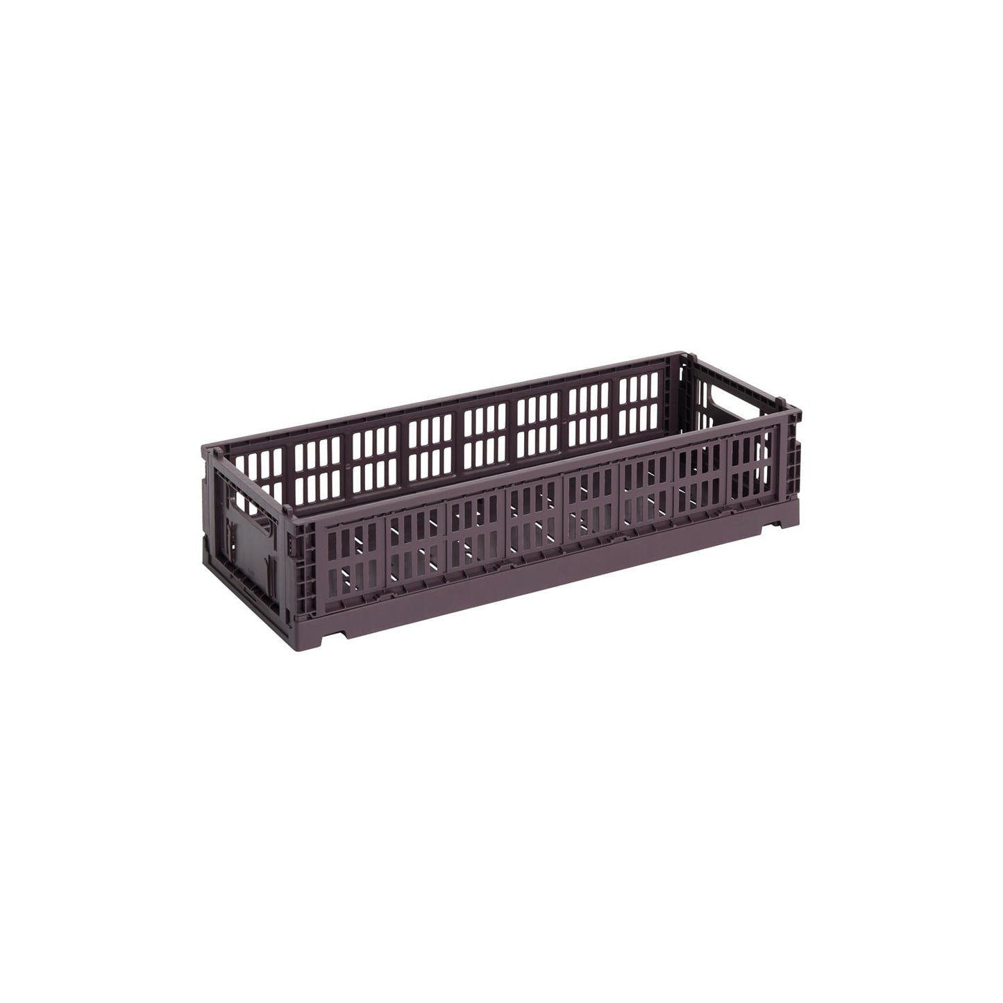 Colour Crate Mini, Oblong, recycled plastic, bordeaux