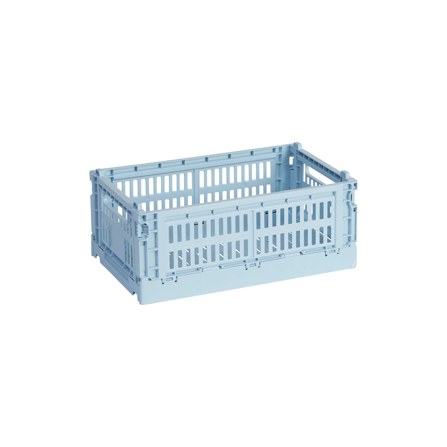 Colour Crate, S, recycled plastic, soft blue