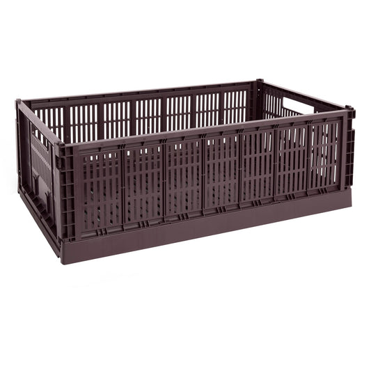 Colour Crate, XL, recycled plastic, bordeaux