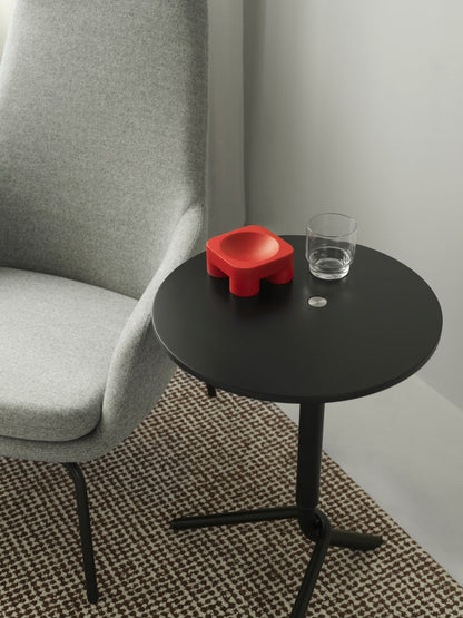 Lift side table, black