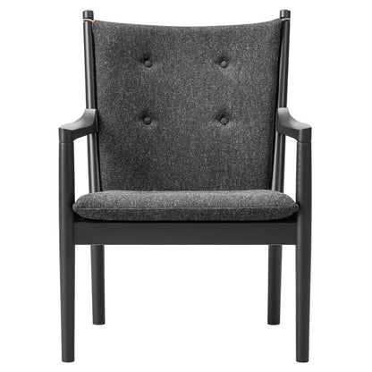 Wegner 1788 easy chair by Fredericia #black oak - Hallingdal65 180 #