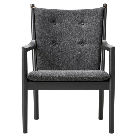 Wegner 1788 easy chair by Fredericia #black oak - Hallingdal65 180 #