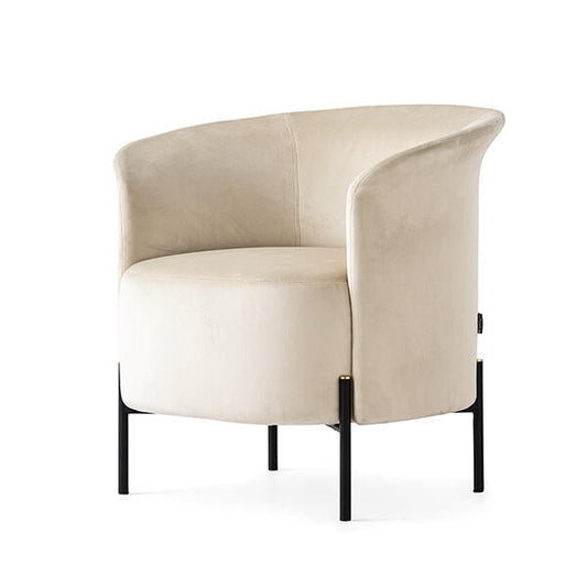 RENDEZ VOUS - Upholstered fabric easy chair with armrests (Request Info).