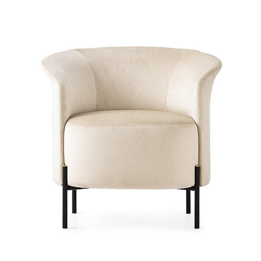 RENDEZ VOUS - Upholstered fabric easy chair with armrests (Request Info).