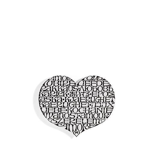 Metal Wall Relief International Love Heart.