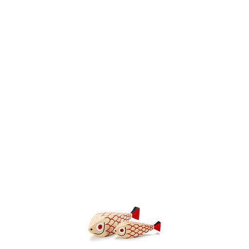 Wooden Dolls Mother Fish & Child.
