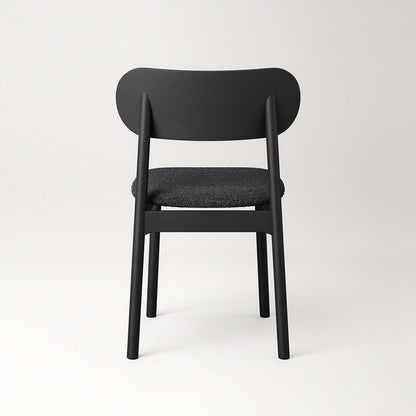 Decotique Elephant Dining Chair Black/Anthracite Bouclé