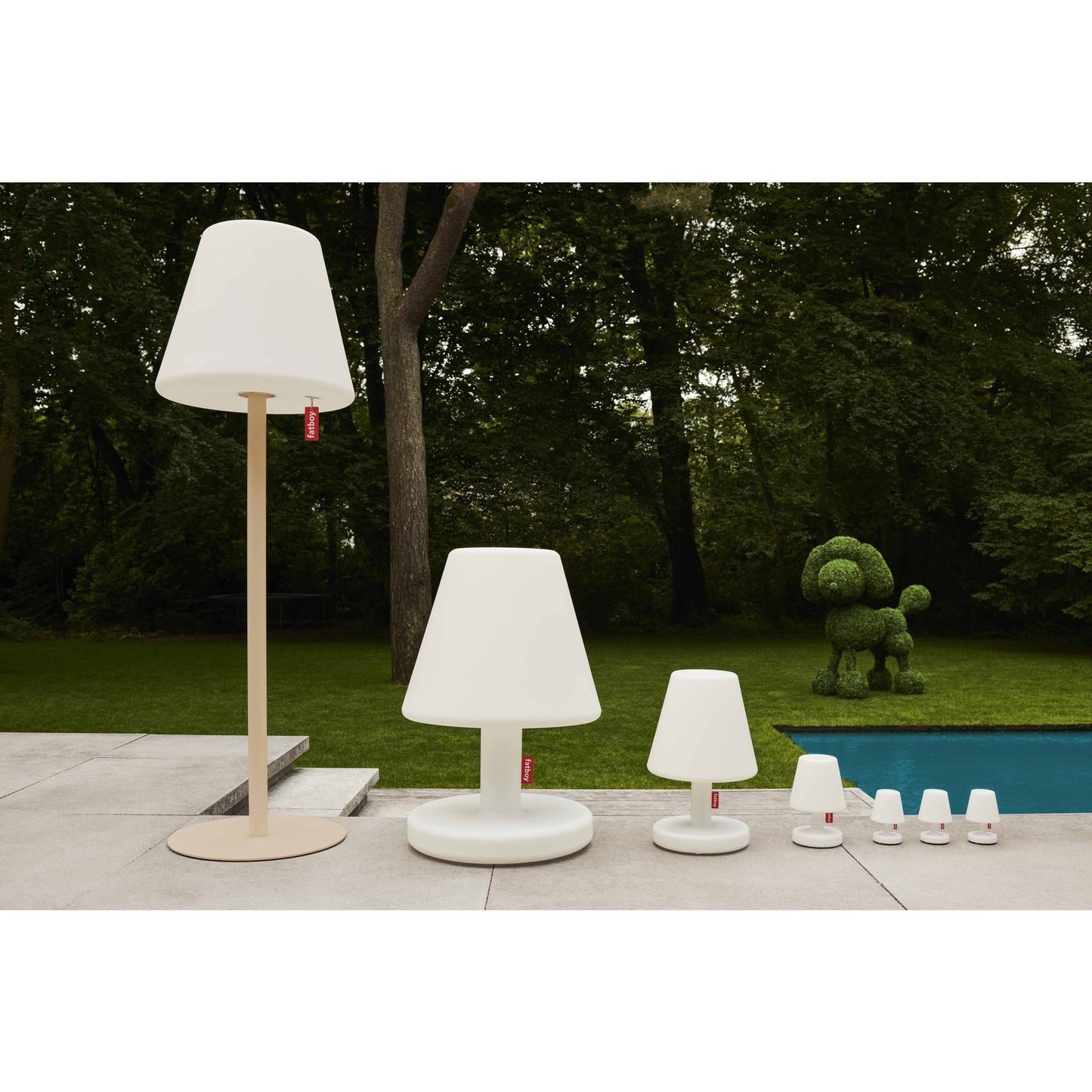 Fatboy Edison The Mini Portable Table Lamp Set Of 3 White