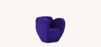 SIZE TEN - Polyester easy chair with armrests.
