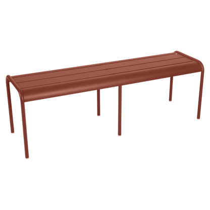 Luxembourg 3/4-Seater Bench by Fermob #RED OCHRE