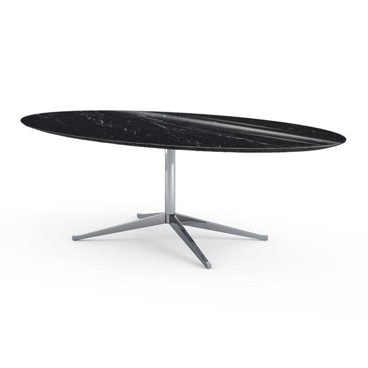 Florence Knoll Table Desk - Oval Marble Writing Desk 244x137