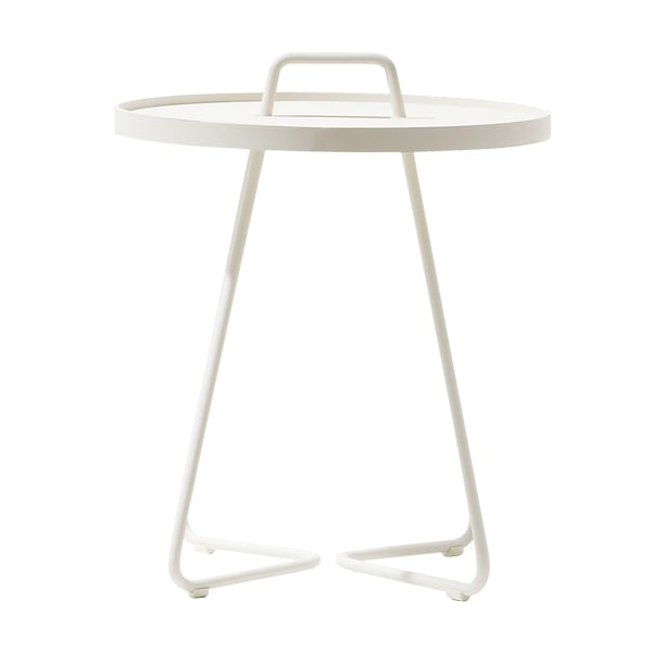 On-the-move table, small, white