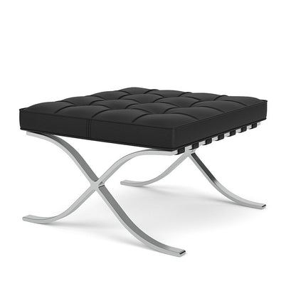 Barcelona - leather footstool.