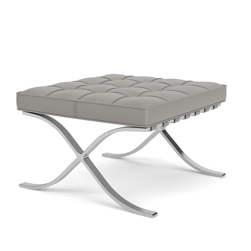 Barcelona - leather footstool.