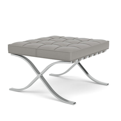 Barcelona - leather footstool.