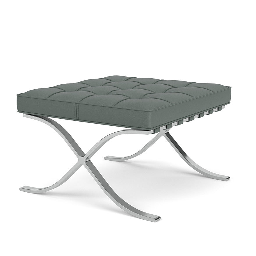 Barcelona - leather footstool.