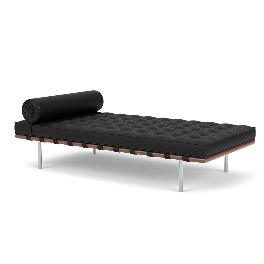 Barcelona - Tufted Upholstered Leather Daybed.