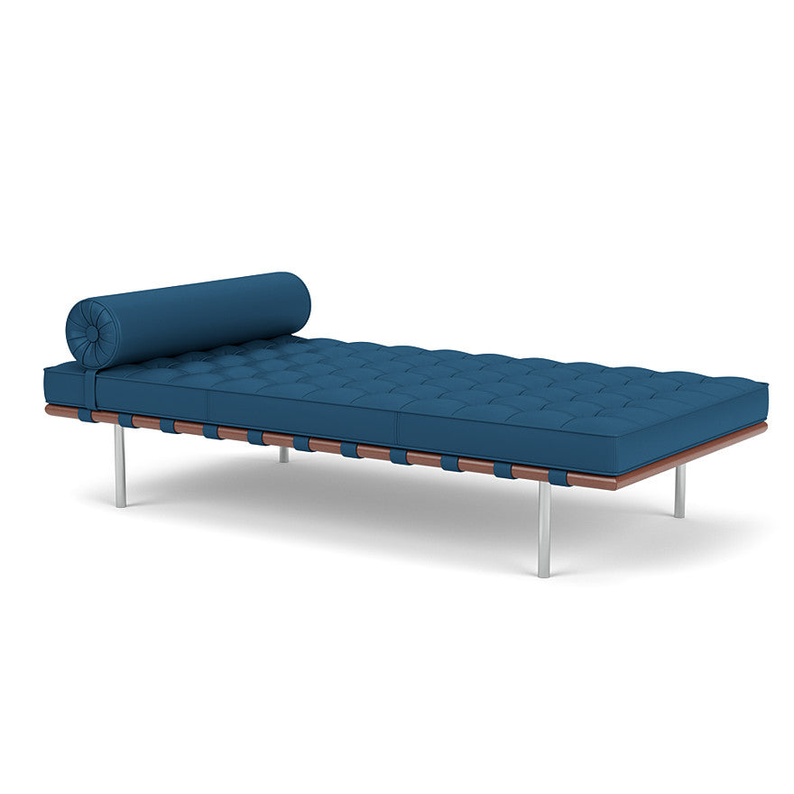 Barcelona - Tufted Upholstered Leather Daybed.