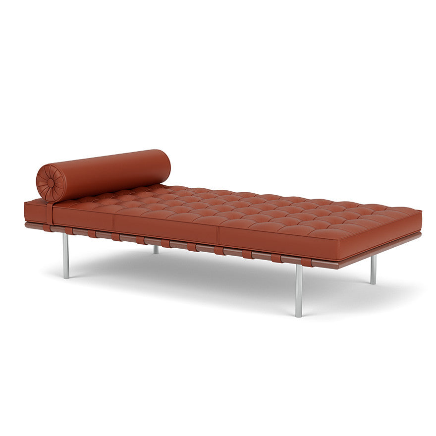 Barcelona - Tufted Upholstered Leather Daybed.
