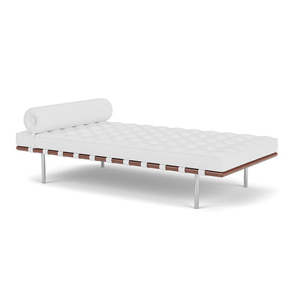 Barcelona - Tufted Upholstered Leather Daybed.