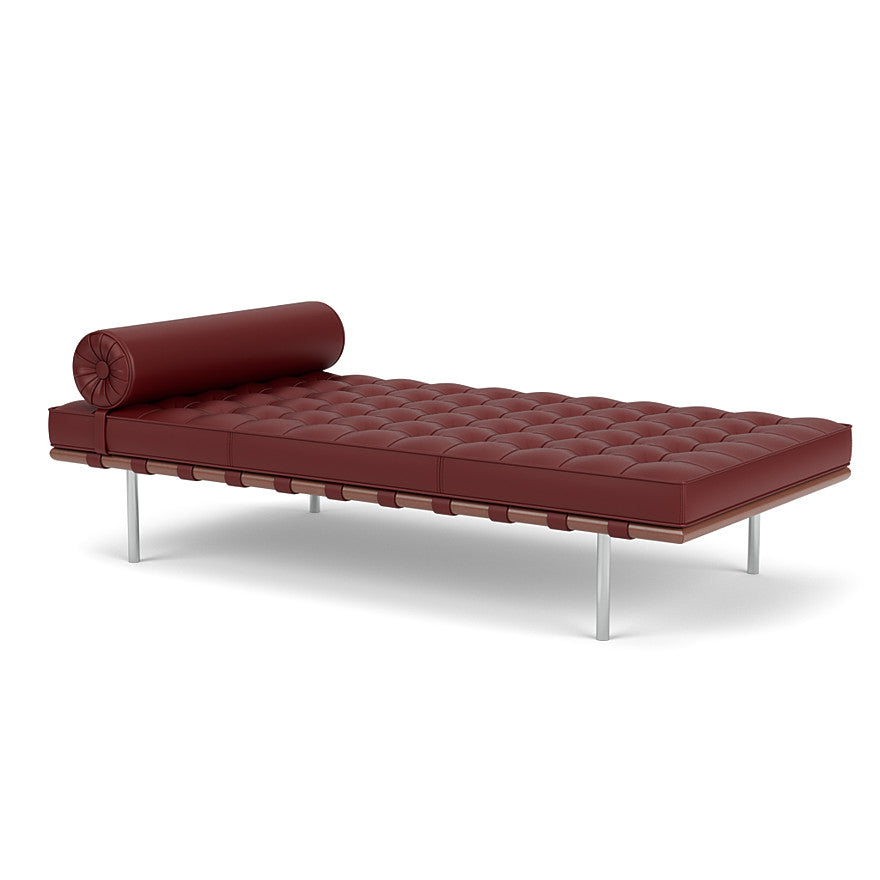 Barcelona - Tufted Upholstered Leather Daybed.