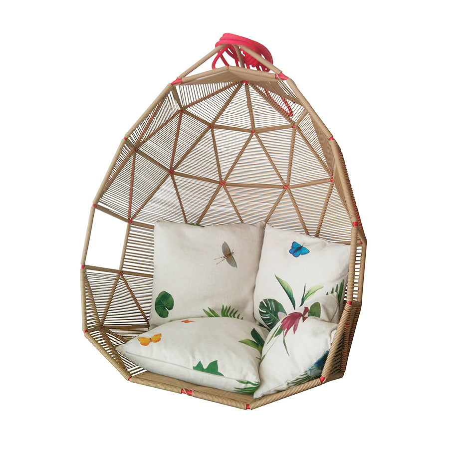 TROPICALIA - Technopolymer garden hanging chair.