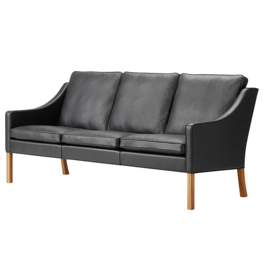 Mogensen 2209 sofa by Fredericia #black - walnut #