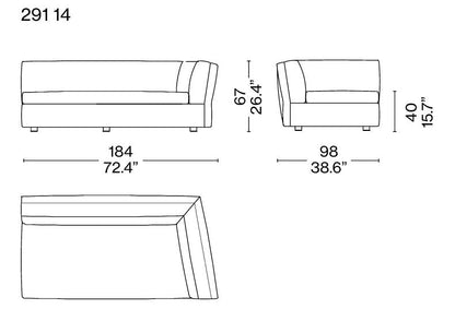 Dress-Up! Sofa Module Combination - 291 31 + 291 14