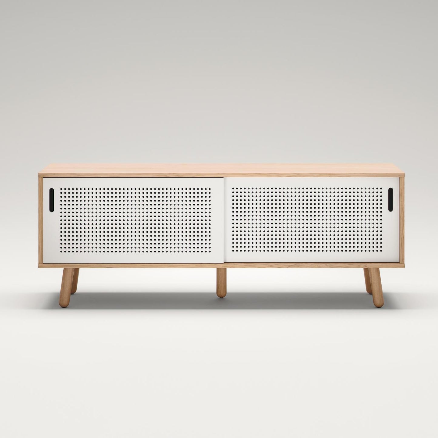 Department Ray TV Bench 150 cm Oak/White