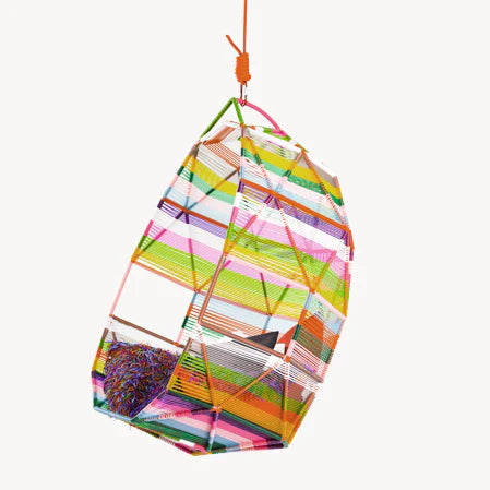 TROPICALIA - Technopolymer garden hanging chair.