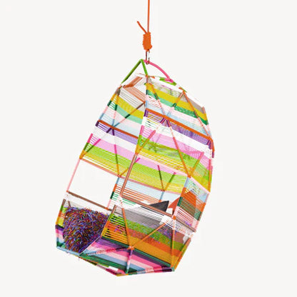 TROPICALIA - Technopolymer garden hanging chair.