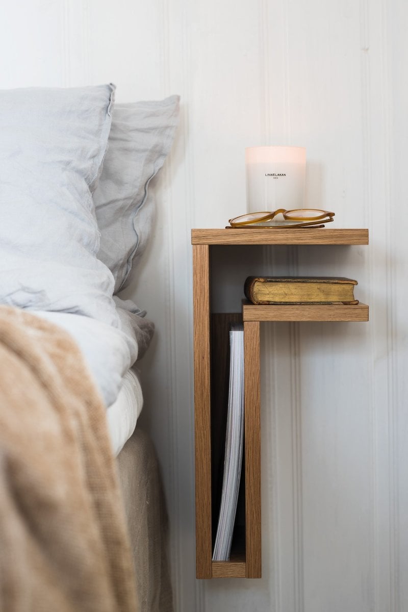 F-shelf, left, oak