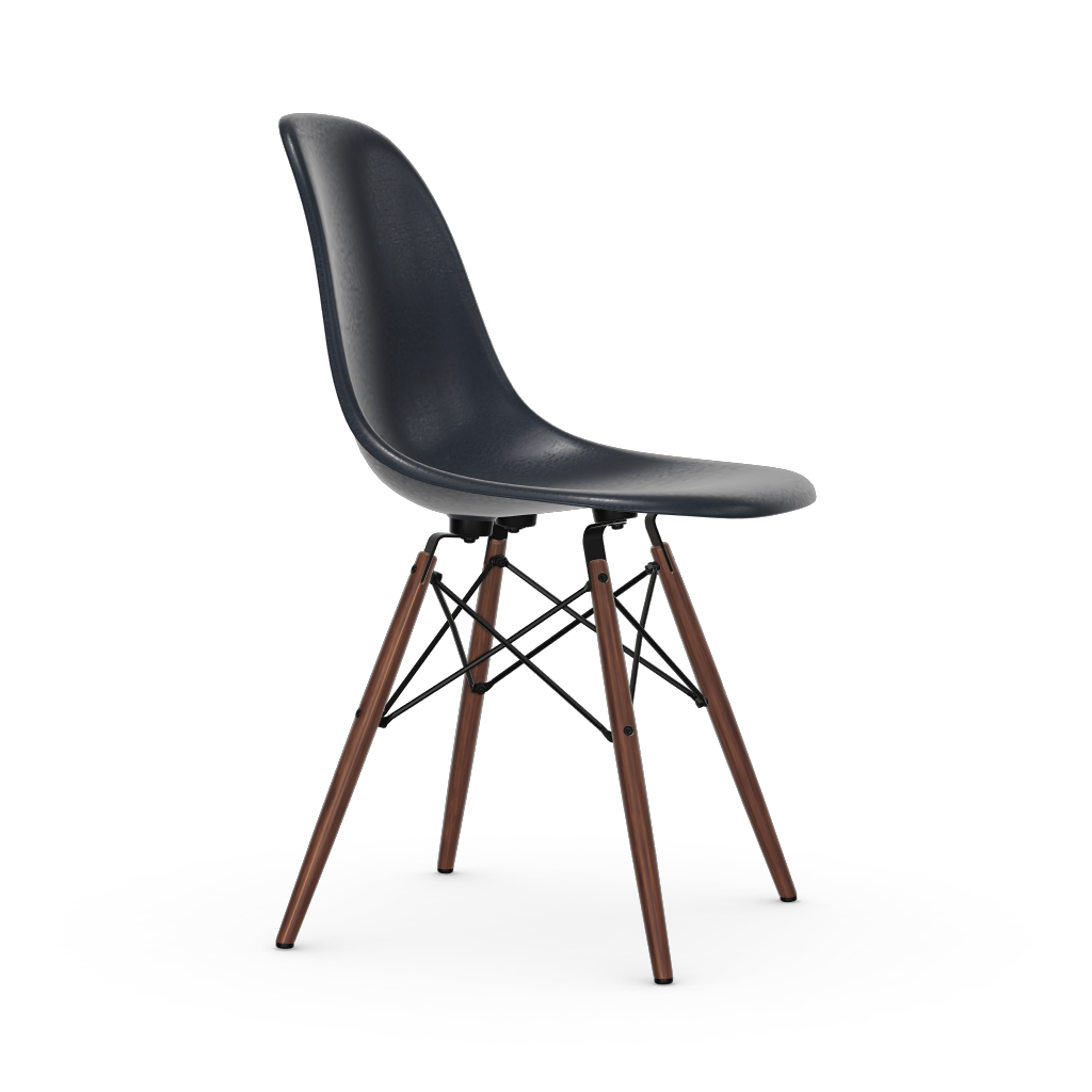 Eames Fiberglass Side Chair DSW (without upholstery).