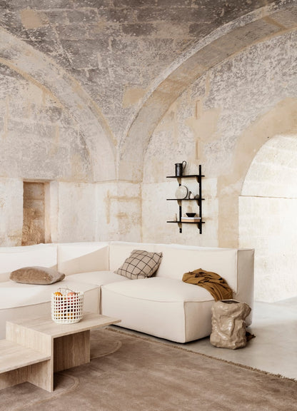 Distinct coffee table, travertine