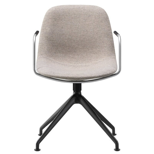 Eyes armchair by Fredericia #swivel, black - grey #